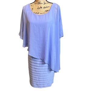 Adrianna Papell Periwinkle Blue Dress sz 10
